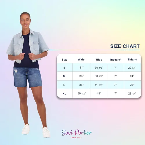 Vista 6 de Savi Parker Pantalones cortos de maternidad para mujer debajo del vientre con banda elástica insertada, bermudas de maternidad casuales de verano