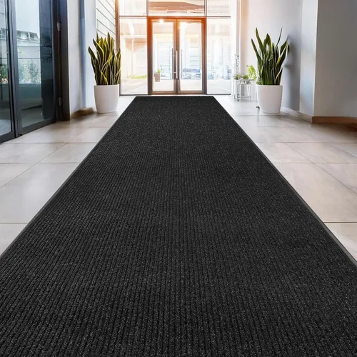 Vista 32 de LuxUrux Tapete de goma duradero para puerta, resistente, interior/exterior, fácil de limpiar, impermeable, patio, garaje, tapete comercial