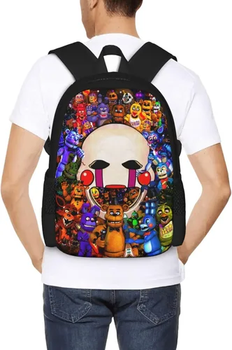 Vista 4 de Cartoon Game Backpack Anime Backpacks 3D Printing Game Backpack Sports Casual Daypacks 17 Inch M-2