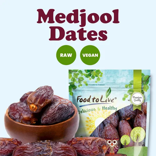 Vista 4 de Food To Live ® dátiles Medjool (1 libra)