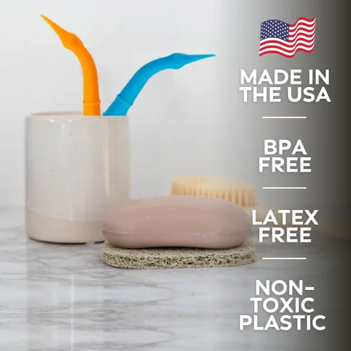 Vista 3 de Plaque Buster Púa interdental suave, estimulador de encías y removedor de placa, fabricado en Estados Unidos, para salud bucal y encías saludables
