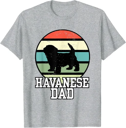 Vista 10 de Camiseta Havanese Dad I Retro Havanese