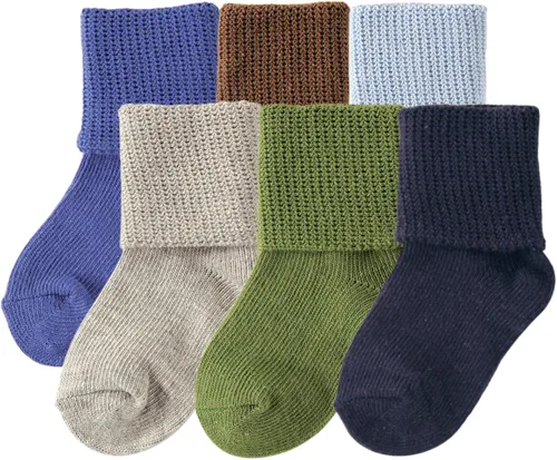Vista 27 de Luvable Friends Conjunto de calcetines unisex para bebé recién nacido y bebé