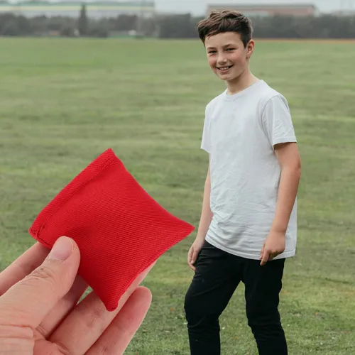 Vista 3 de Toddmomy Juego de 20 mini pufs coloridos: bolsas de frijoles pequeños para niños, suministros de deportes al aire libre ideal para niños y niñas