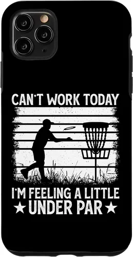Vista 11 de iPhone X/XS Can't Work Today I'm Feeling A Little Under Par - Disc Golf Case