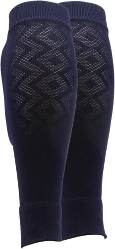 Vista 2 de TCK Calcetines de fútbol con mangas de pierna para hombre y mujer marino