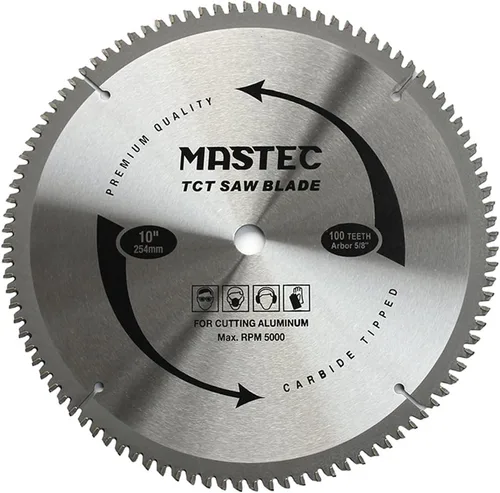 Vista 7 de 8-1/4 Pulgadas 80 Dientes TCG para Corte de Aluminio y Metales No Ferrosos con Eje DMK de 5/8 Pulgadas