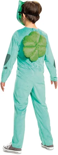 Vista 2 de Disfraz de Pokémon Bulbasaur para niños atuendo clásico de personajes para niños