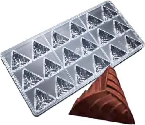 Vista 23 de LoBake Multi Designs - Palitos de media bola, cubo especial TAI JI Trigon, molde de policarbonato para chocolate, moldes para cubitos de hielo 0302