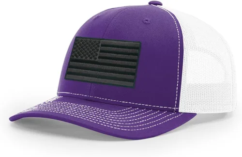 Vista 332 de Joe's USA Richardson 112 - Gorras de camionero con parche gráfico personalizado - Gorras estructuradas de cinco y seis paneles Richardson Premium