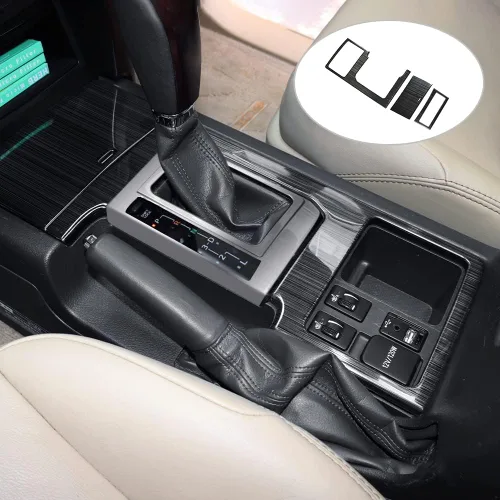 Vista 10 de Para Toyota Land Cruiser Prado 150 2010-2017 Accesorios de modificación decorativa interior Panel de caja de cambios central Lc150 Fj150