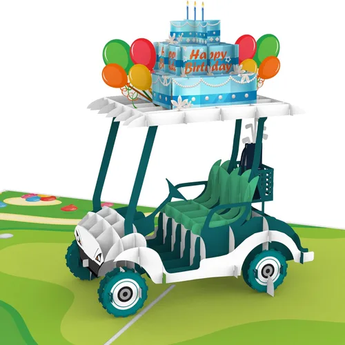 Vista 15 de iGifts And Cards Tarjeta emergente de fiesta de cumpleaños de la selva de 5 x 7 pulgadas – Divertido saludo 3D de celebración de animales