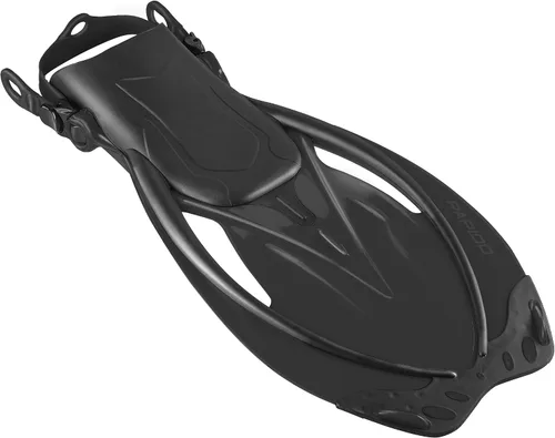 Vista 4 de Rapido Marine Open Heel Adjustable Fins - Translucent Violet Lime, Large/X