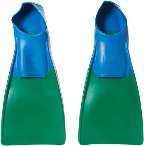 Vista 22 de Sporti Aletas de natación para adultos y niños para natación en piscina - Aletas flotantes largas para natación y snorkel - Aletas de natación