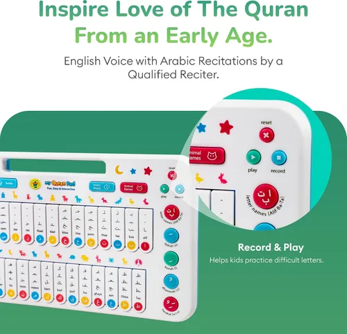 Vista 4 de My Salah Mat My Quran Pad Almohadilla interactiva de aprendizaje árabe para niños