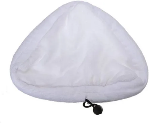 Vista 4 de 2 unids lavable Triangular vapor microfibra fregona pad cubierta reemplazo piso bonnets para H20 S302 X5