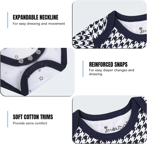 Vista 4 de Jimonda Conjunto de canastilla para bebés y niñas de algodón orgánico, 12 piezas, 0-12 meses