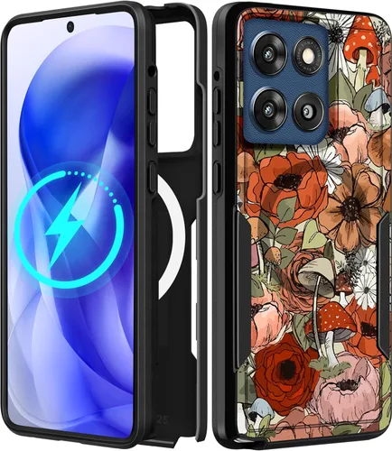 Vista 99 de Funda para Moto G 5G 2024 – Compatible con MagSafe para mujeres y niñas, bonita funda protectora magnética para teléfono, diseño femenino Kawaii