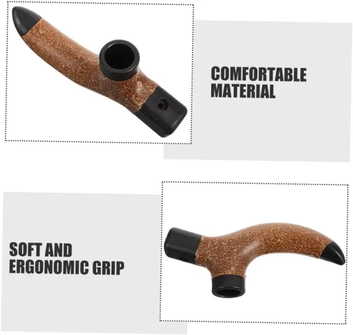 Vista 3 de 3pcs Trekking Pole Replacement Handle Durable Cork Grip for Hiking Skiing Outdoor Activities Joint Protection Easy Installation for Trekking Poles