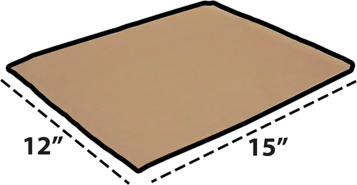 Vista 4 de CuteBox 100 bolsas de regalo de papel plano marrón kraft (12 x 15 pulgadas) para mercancía, manualidades, recuerdos de fiesta, venta al por menor
