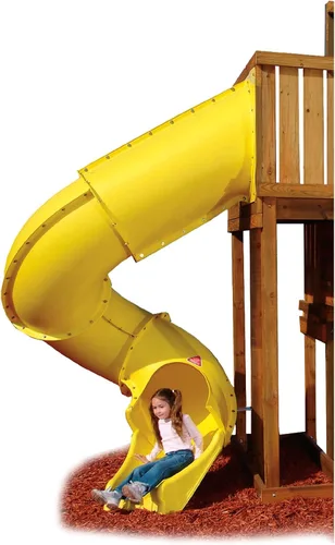 Vista 9 de Swing-N-Slide Tobogán en tubo turbo de 7 pies, Azul