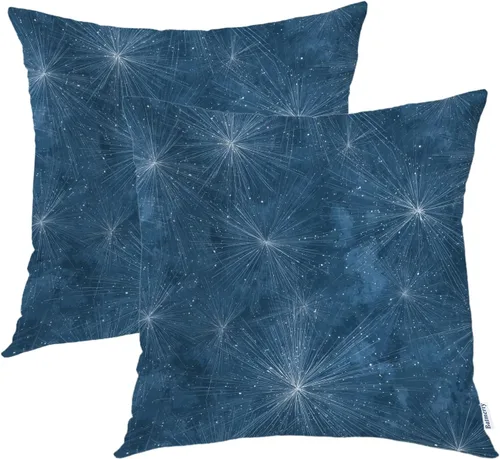 Vista 41 de Batmerry Flowers with Stems Throw Pillow Covers, Beautiful Floral Decorative Pillow Covers Digital Printing Blended for Couch Sofa Bed Invisible