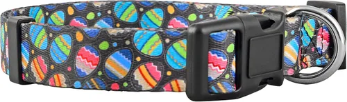 Vista 9 de Native Pup Collar de Perro con Bandera Americana - Rojo, Blanco y Azul - Collares Patrióticos para el 4 de Julio, EE.UU. - Ajustable para Perros