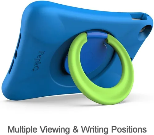 Vista 2 de Pepkoo Funda para niños para iPad, cubierta a prueba de golpes para iPad de 9.7” de 6ª/5ª generación (2018/2017) / iPad Air 2 / iPad Air, protectora