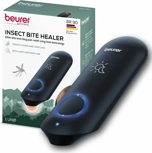 Vista 12 de Beurer BR60 Alivio de picaduras y mordeduras de insectos, curador de picaduras de insectos para tratamiento sin químicos de picaduras de insectos