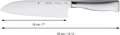 Vista 3 de WMF W1891946032 Cuchillo Santoku, 7.1 pulgadas (7.1 in), cuchillo Santoku Grand Gourmet, PC