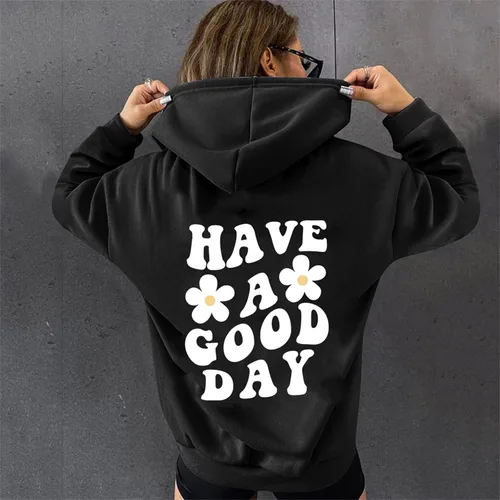Vista 2 de Sudadera con capucha azteca para mujer, estilo étnico occidental, con estampado geométrico, cordón para invierno, otoño y vaquera
