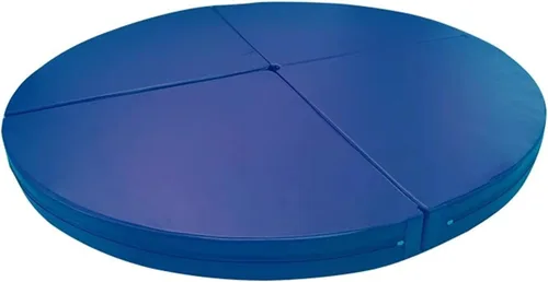 Vista 9 de Tapete de choque de poste – 3.9 ft/4.9 ft/5.2 ft/6.6 ft redondo plegable esterilla de baile de poste, esterillas portátiles de yoga para ejercicios