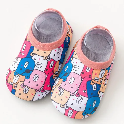 Vista 2 de Zapatos de deporte acuático para bebés y niños y niñas, transpirables, descalzos, de secado rápido, calcetines acuáticos, zapatos de cuna para niños