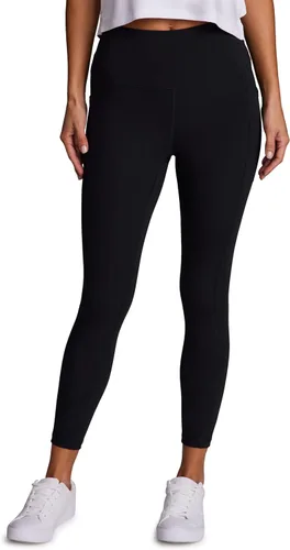 Vista 20 de RBX Leggings activos de cintura alta a prueba de sentadillas hasta el tobillo para mujer, leggings de yoga 7/8 con bolsillos 7/8 rojo polvoriento