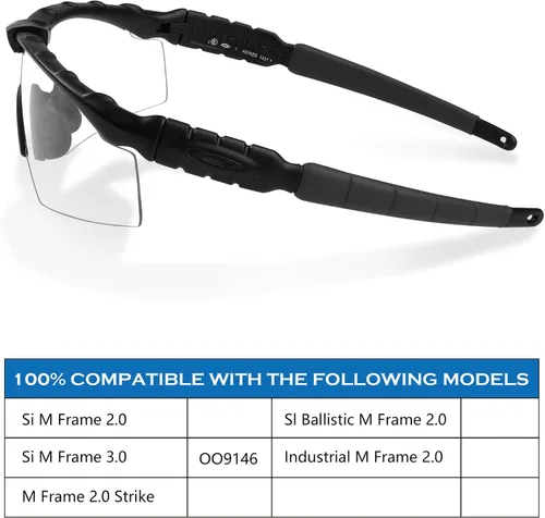 Vista 3 de Kit de goma de repuesto para gafas de sol Oakley Si Ballistic M Frame 2.0 Si M Frame 2.0
