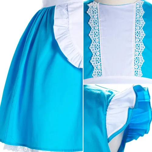 Vista 7 de Little Girls Princess Costume For Birthday Party With Headband