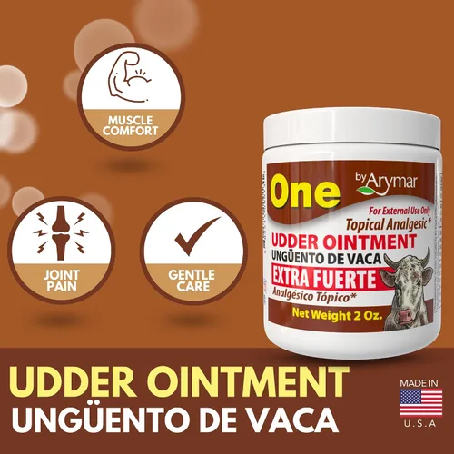 Vista 5 de Arymar Ungüento de ubre: crema calmante intensiva para comodidad muscular y articular, bálsamo tópico para músculos cansados y manteinencia