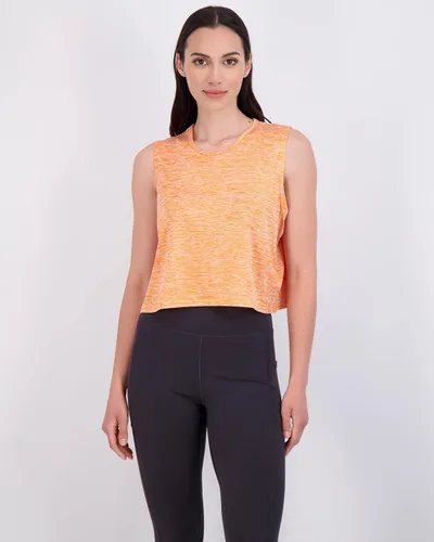 Vista 2 de Real Essentials Paquete de 5 camiseta sin mangas de verano Dry Fit para mujer, camiseta deportiva para gimnasio, yoga, entrenamiento