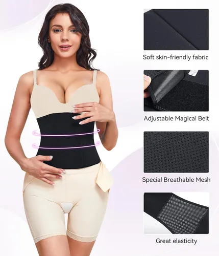 Vista 2 de YERKOAD 360 Lipo Foam Ab Board Post Cirugía Liposucción Tablas de compresión abdominal Aplanando el vientre Lumbar Lipo Recuperación