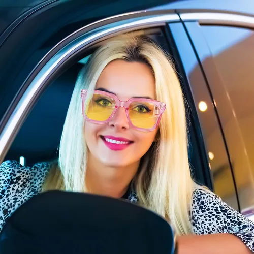 Vista 6 de Wzerry Gafas de sol polarizadas para mujer gafas de sol clásicas retro con marco cuadrado protección UV400