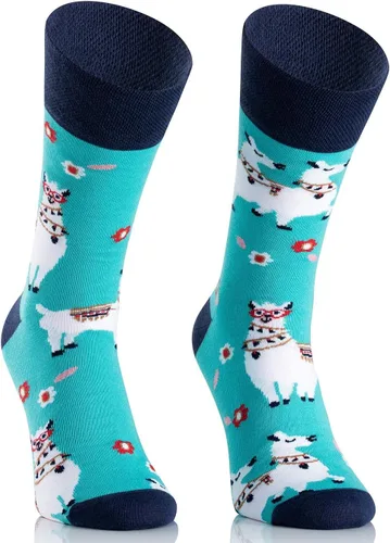 Vista 4 de TODO Calcetines divertidos para hombres y mujeres - Calcetines de vestir con diseños novedosos para hombres, divertidos, regalo de Navidad