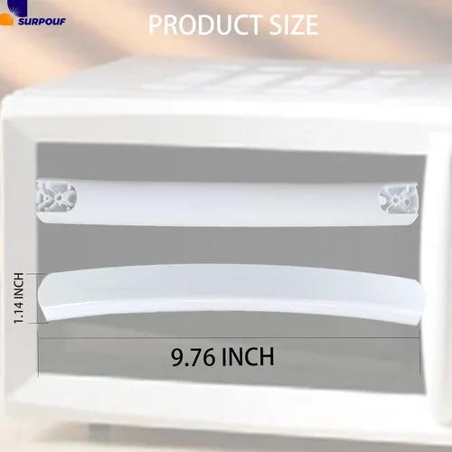 Vista 4 de WB15X10276 Horno Microondas Manija De Puerta De Reemplazo Negro Se Ajuste Para GE Kenmore