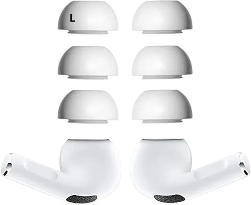 Vista 11 de JNSA Puntas de espuma viscoelástica prémium compatibles con AirPods Pro de 2ª generación y 1ª generación, sin dolor de silicona para las orejas.
