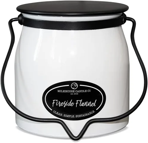 Vista 14 de Milkhouse Candle Company, Colección Creamery Glow - Vela perfumada de soja: Vela de lechera, Barn Dance, 14 oz Clean-Burning, Soy Wax, Cotton