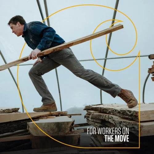 Vista 2 de Carhartt Botín de trabajo para hombre Cmx4023 4" ligero con puntera estilo mocasín y cuña casual