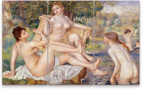 Vista 18 de Niwo ART - Bandera, serie de pinturas más famosas del mundo, lienzo para pared, decoración del hogar, envoltura de galería, estirado, enmarcado
