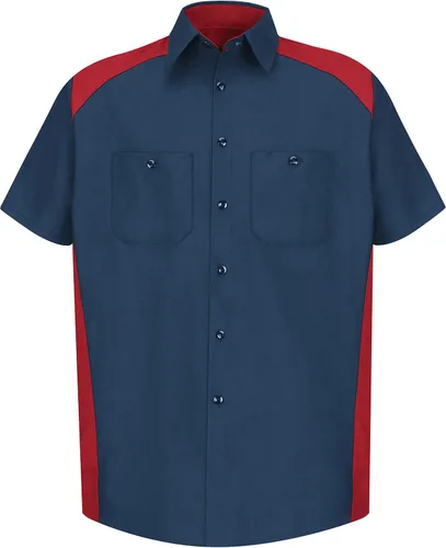 Vista 3 de Red Kap SP28 - Camisa de manga corta para deportes de motor