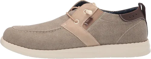 Vista 8 de Nunn Bush Brewski Moc Toe - Mocasines de lona para hombre con elástico elástico