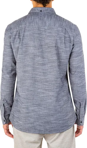 Vista 2 de Hurley One and Only - Camisa de manga larga texturizada con botones para hombre