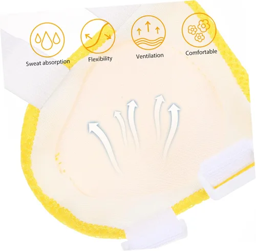 Vista 3 de VANZACK Rodilleras para niños y niñas, 6 unidades, equipo de protección deportiva, ciclismo, patinaje, de 4 a 16 años, color amarillo, resistentes
